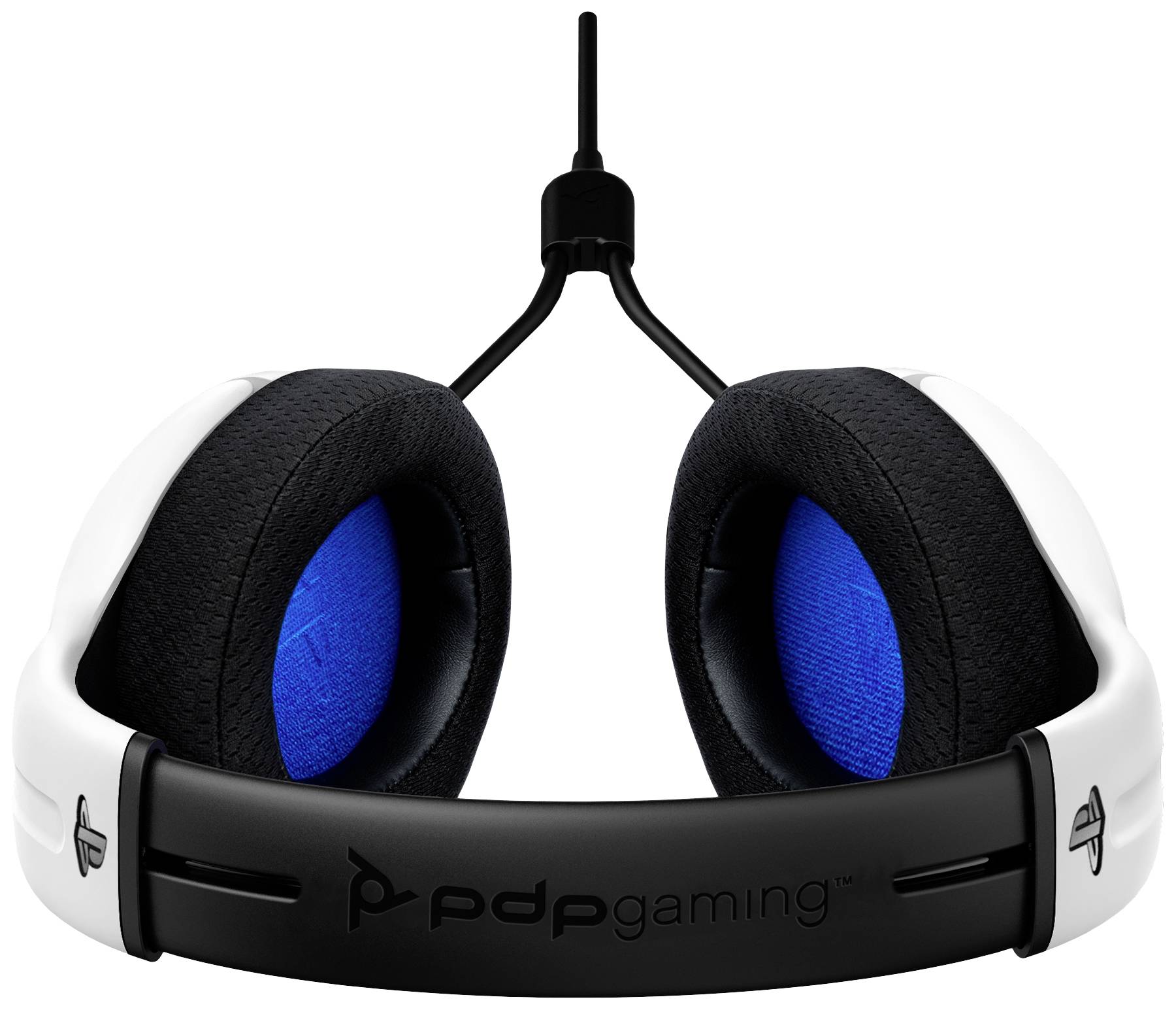 PDP 051-108-EU-WH Over Ear Headset kabelgebunden Stereo Weiß Mikrofon-Rauschunterdrückung, Noise Cancelling Mikrofon-Stummschaltung Gaming