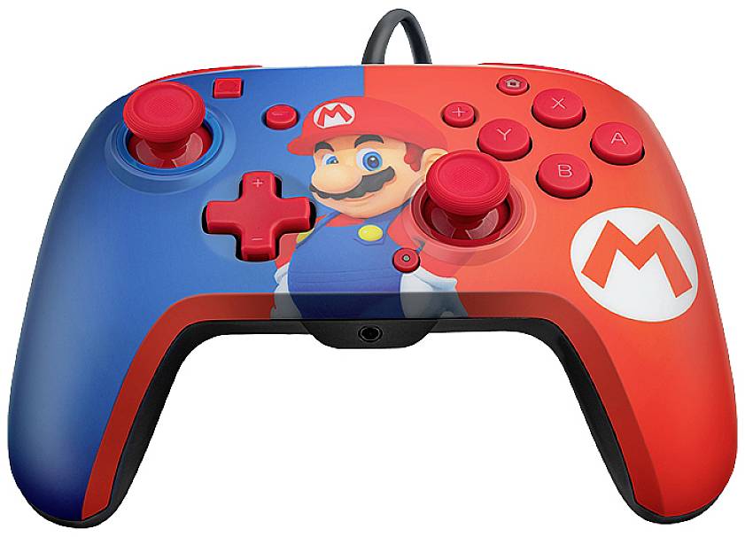 PDP 500-134-EU-C1MR-1 Controller Nintendo Switch Blau, Rot