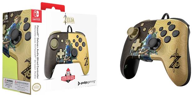 PDP 500-134-EU-C6LI-1 Controller Nintendo Switch Schwarz, Bronze