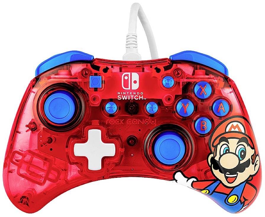 PDP 500-181-EU-MAR Gamepad Nintendo Switch Rot, Blau