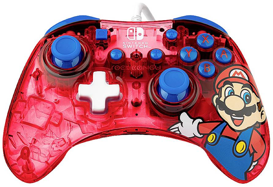 PDP 500-181-EU-MAR Gamepad Nintendo Switch Rot, Blau