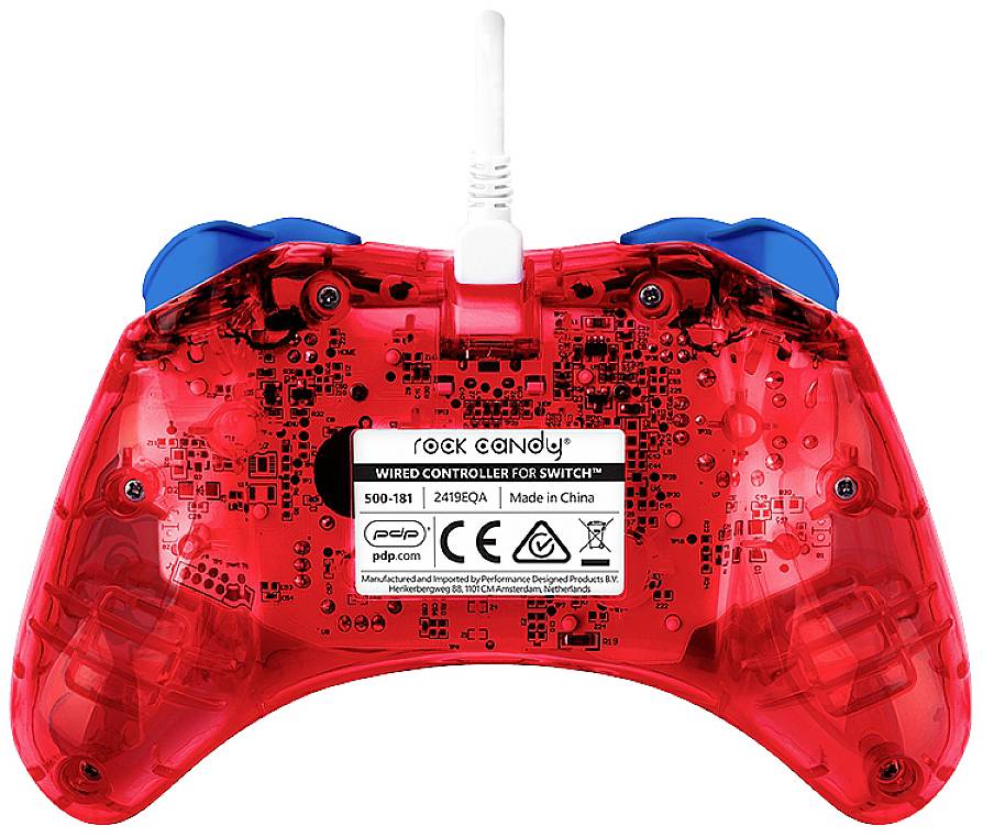 PDP 500-181-EU-MAR Gamepad Nintendo Switch Rot, Blau