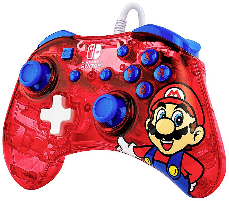 PDP 500-181-EU-MAR Gamepad Nintendo Switch Rot, Blau