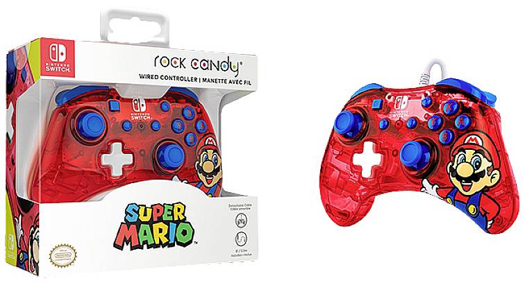 PDP 500-181-EU-MAR Gamepad Nintendo Switch Rot, Blau