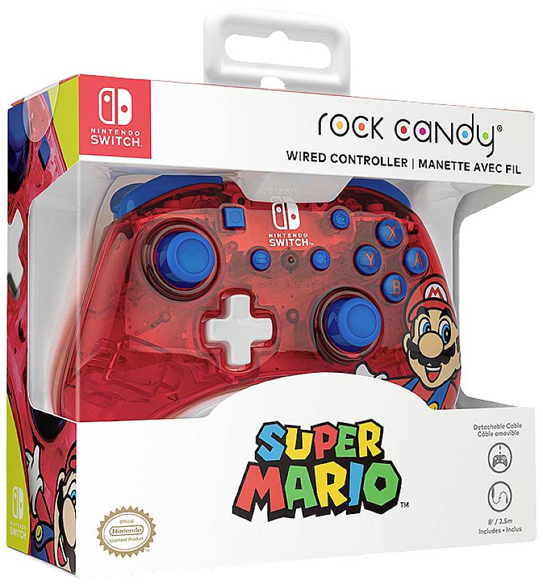 PDP 500-181-EU-MAR Gamepad Nintendo Switch Rot, Blau