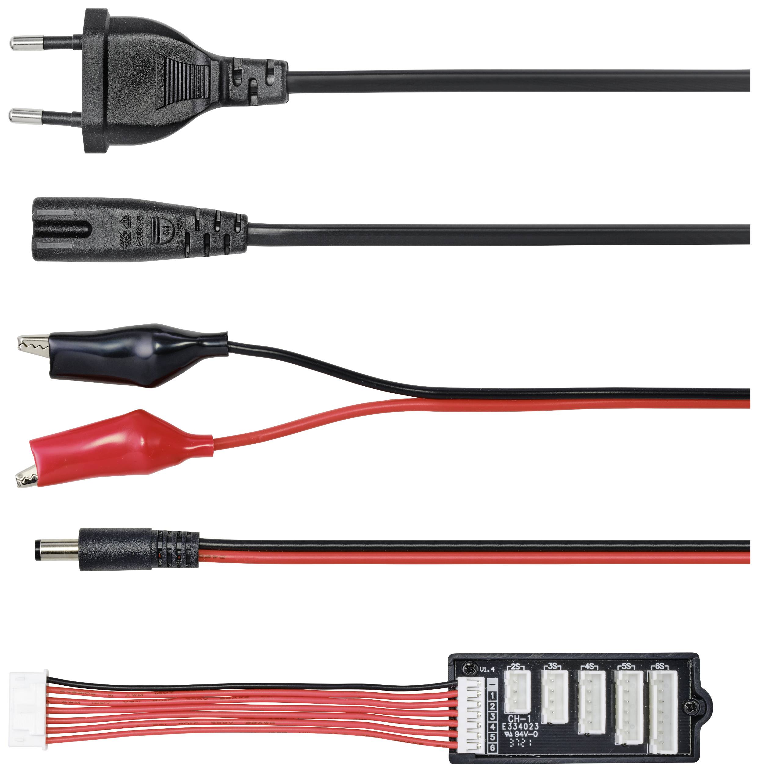 Reely V-Charger ECO 80 Modellbau-Multifunktionsladegerät 100 V, 240 V, 12 V 10 A Blei, NiMH, NiCd, LiPo, LiIon, LiHV, Blei-Calcium