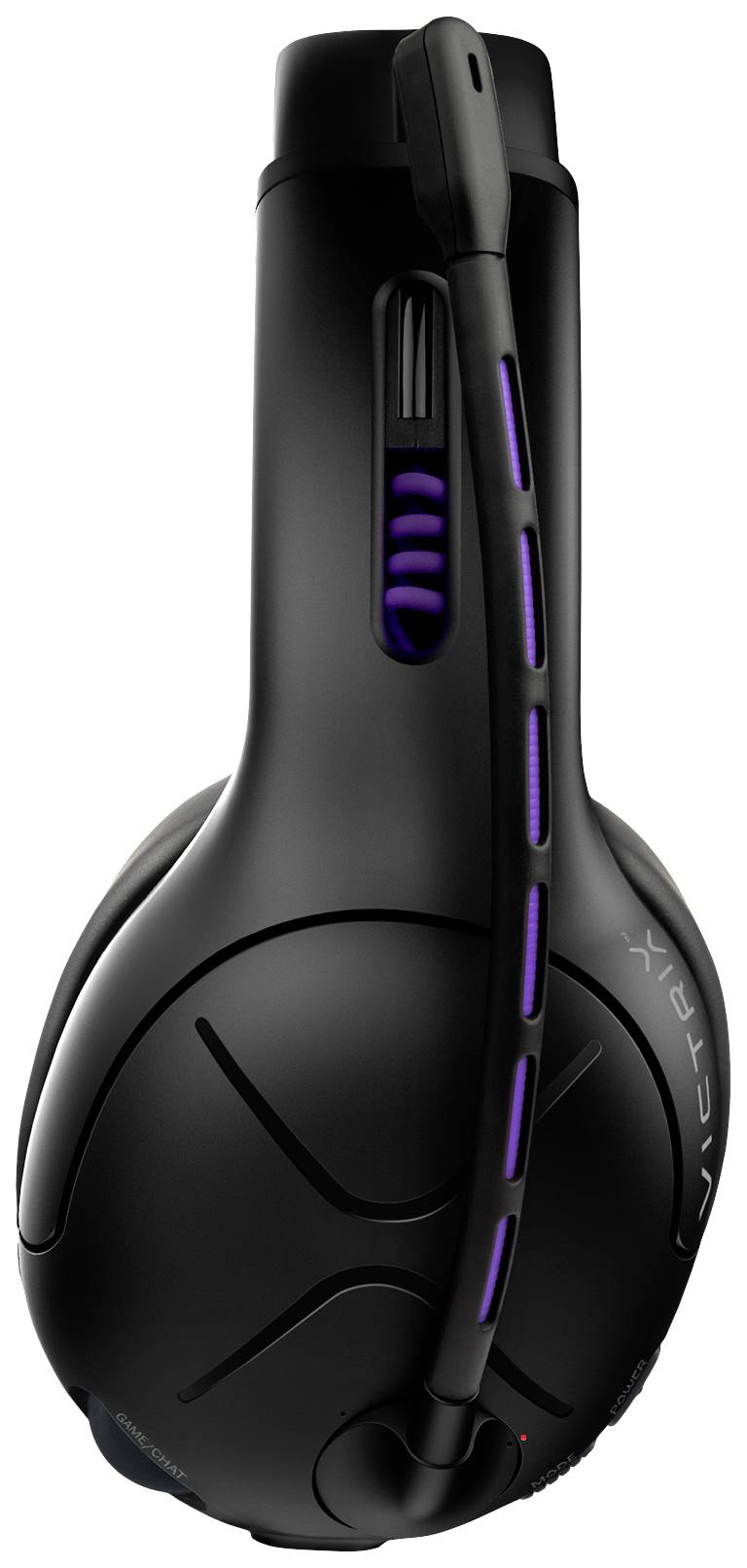 PDP 049-003-EU Gaming Over Ear Headset Bluetooth® Stereo Schwarz, Lila Mikrofon-Rauschunterdrückung Lautstärkeregelung, Mikrofon-Stummschaltung