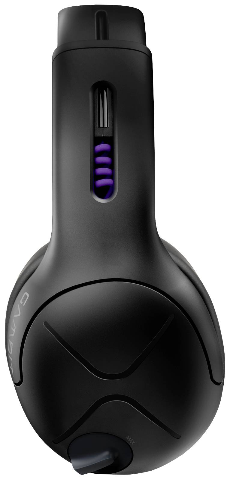 PDP 052-003-EU Gaming Over Ear Headset Bluetooth® Stereo Schwarz, Lila Mikrofon-Rauschunterdrückung Lautstärkeregelung, Mikrofon-Stummschaltung