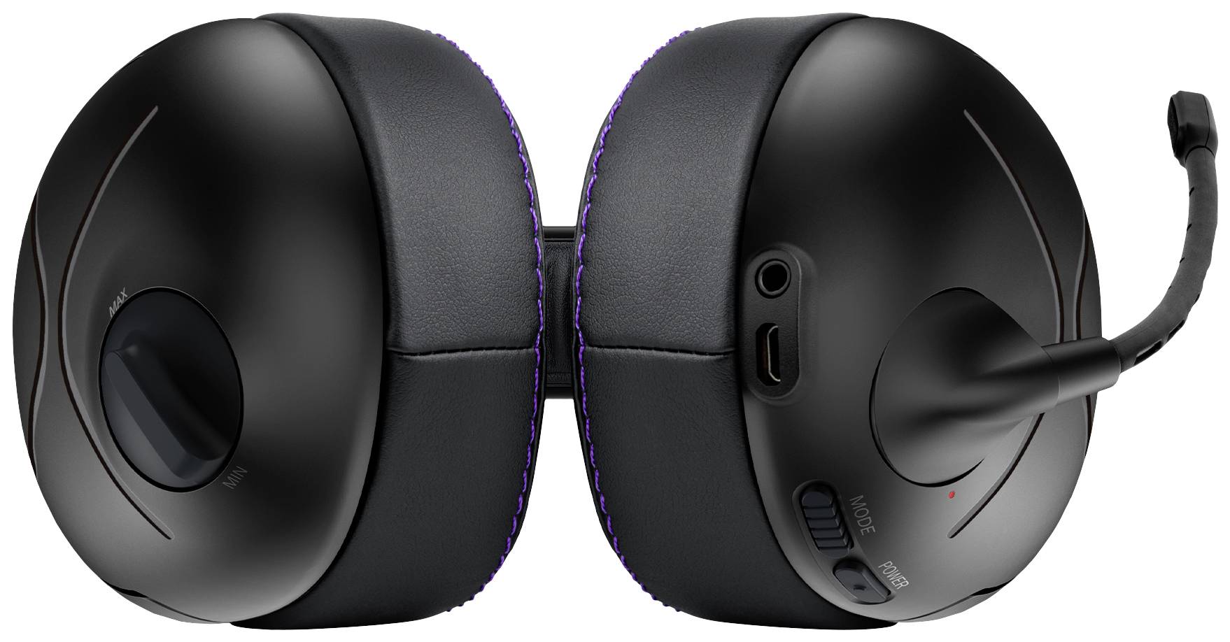 PDP 052-003-EU Over Ear Headset Bluetooth® Stereo Schwarz, Lila Mikrofon-Rauschunterdrückung Lautstärkeregelung, Mikrofon-Stummschaltung Gaming