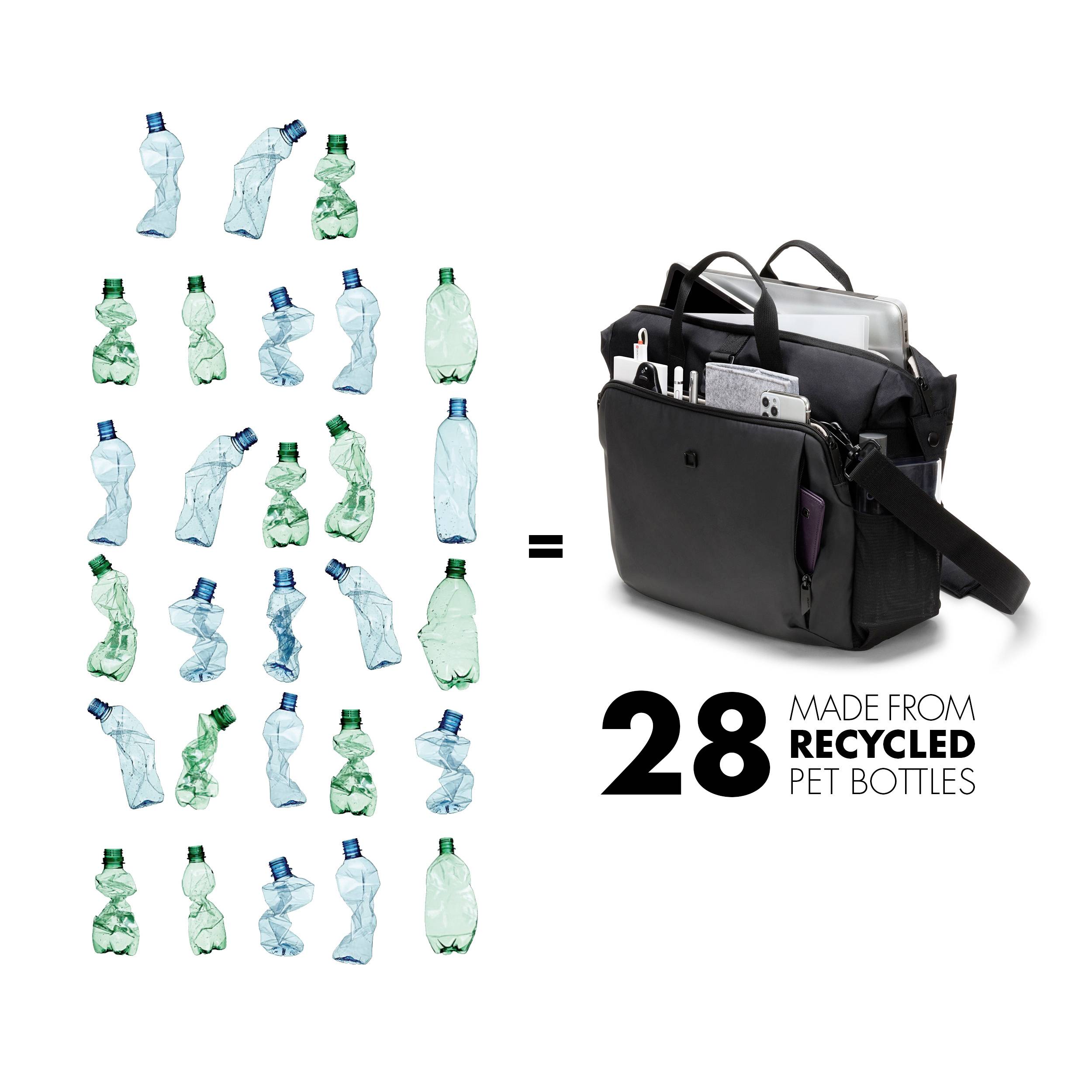 Dicota Notebook Tasche Eco Top Traveller GO Passend für maximal: 39,6 cm (15,6") Schwarz