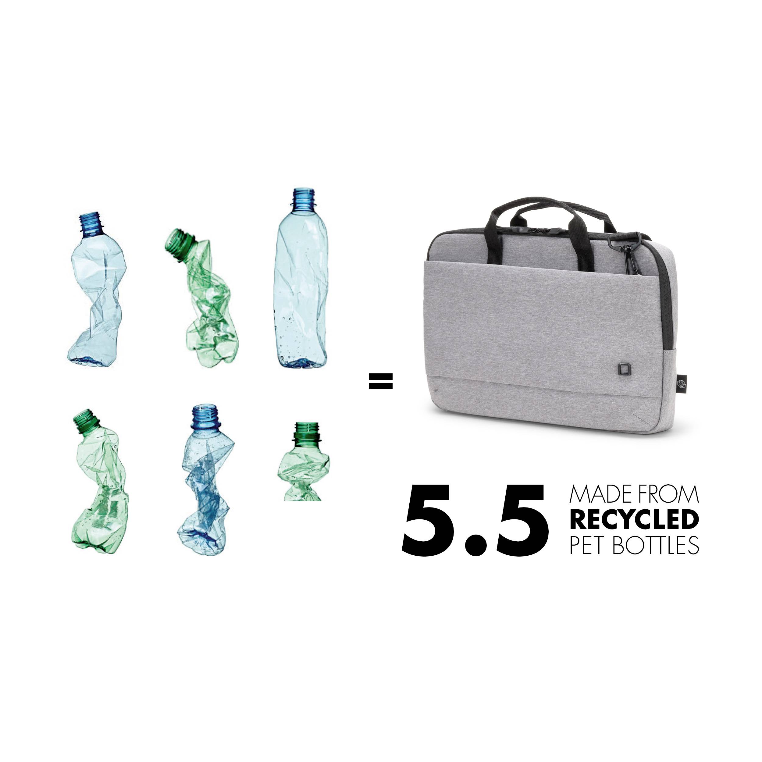 Dicota Notebook Tasche Slim Eco MOTION Passend für maximal: 39,6cm (15,6") Hellgrau