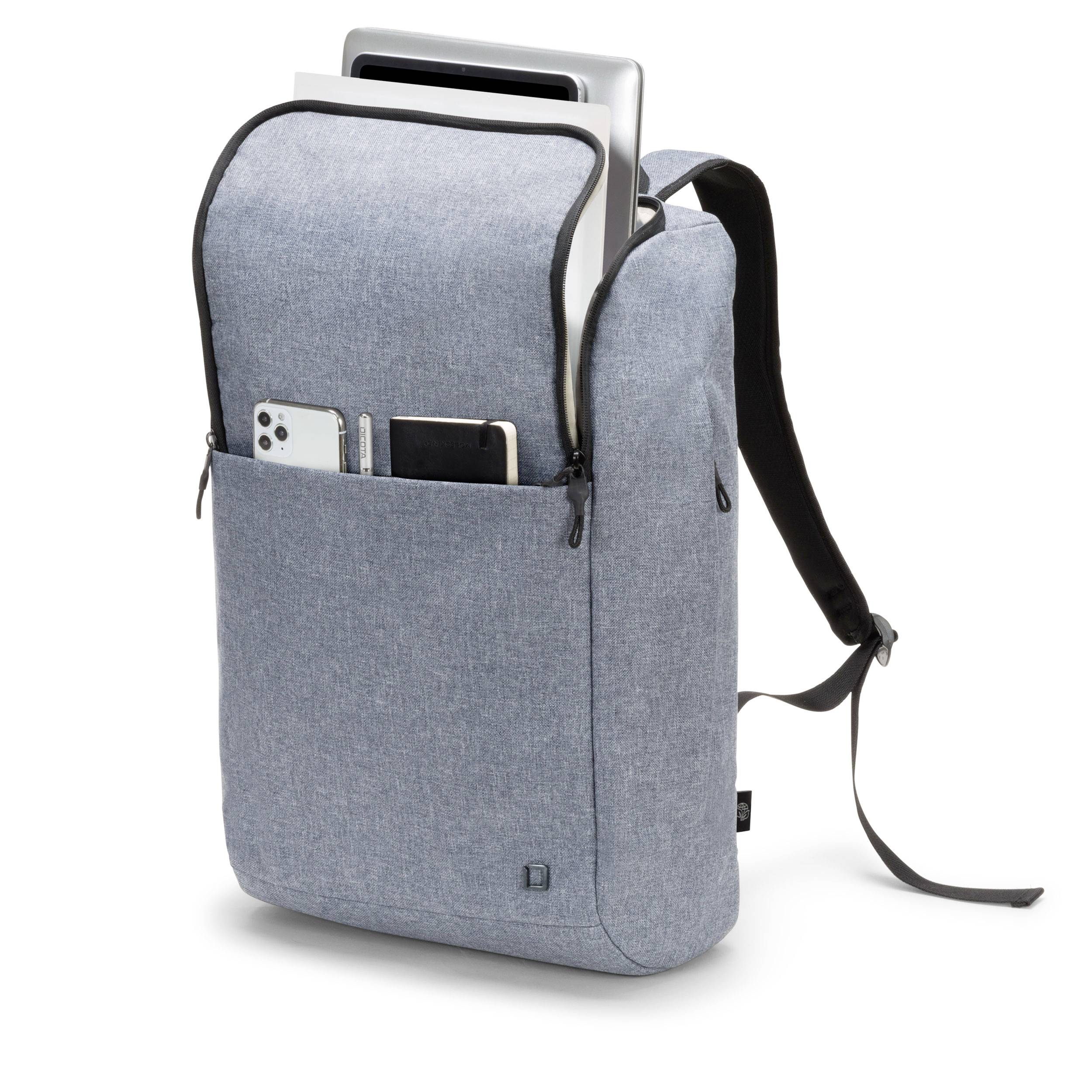 Dicota Notebook Rucksack Eco MOTION Passend für maximal: 39,6 cm (15,6") Denim, Blue