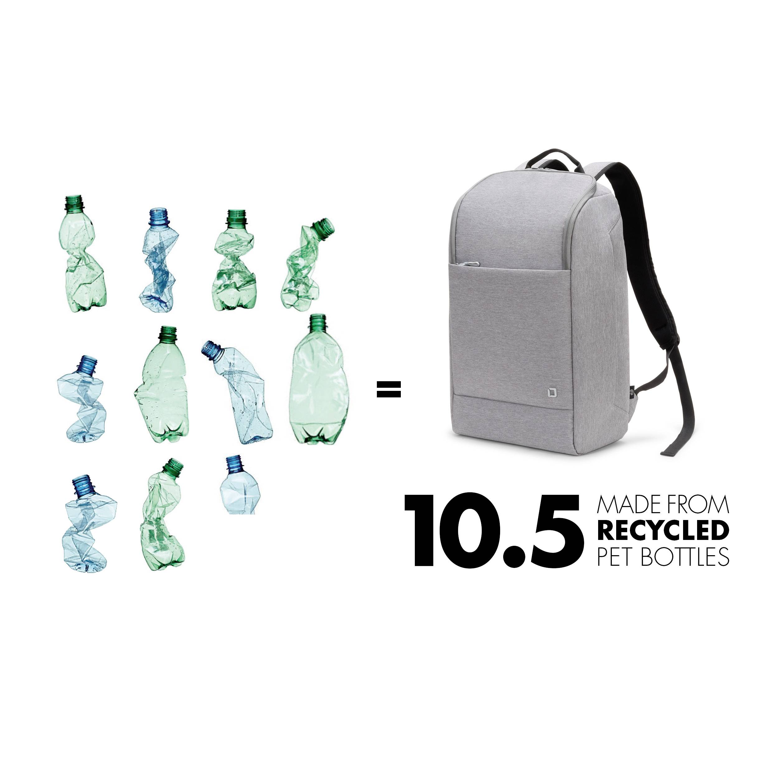 Dicota Notebook Rucksack Eco MOTION Passend für maximal: 39,6 cm (15,6") Hellgrau