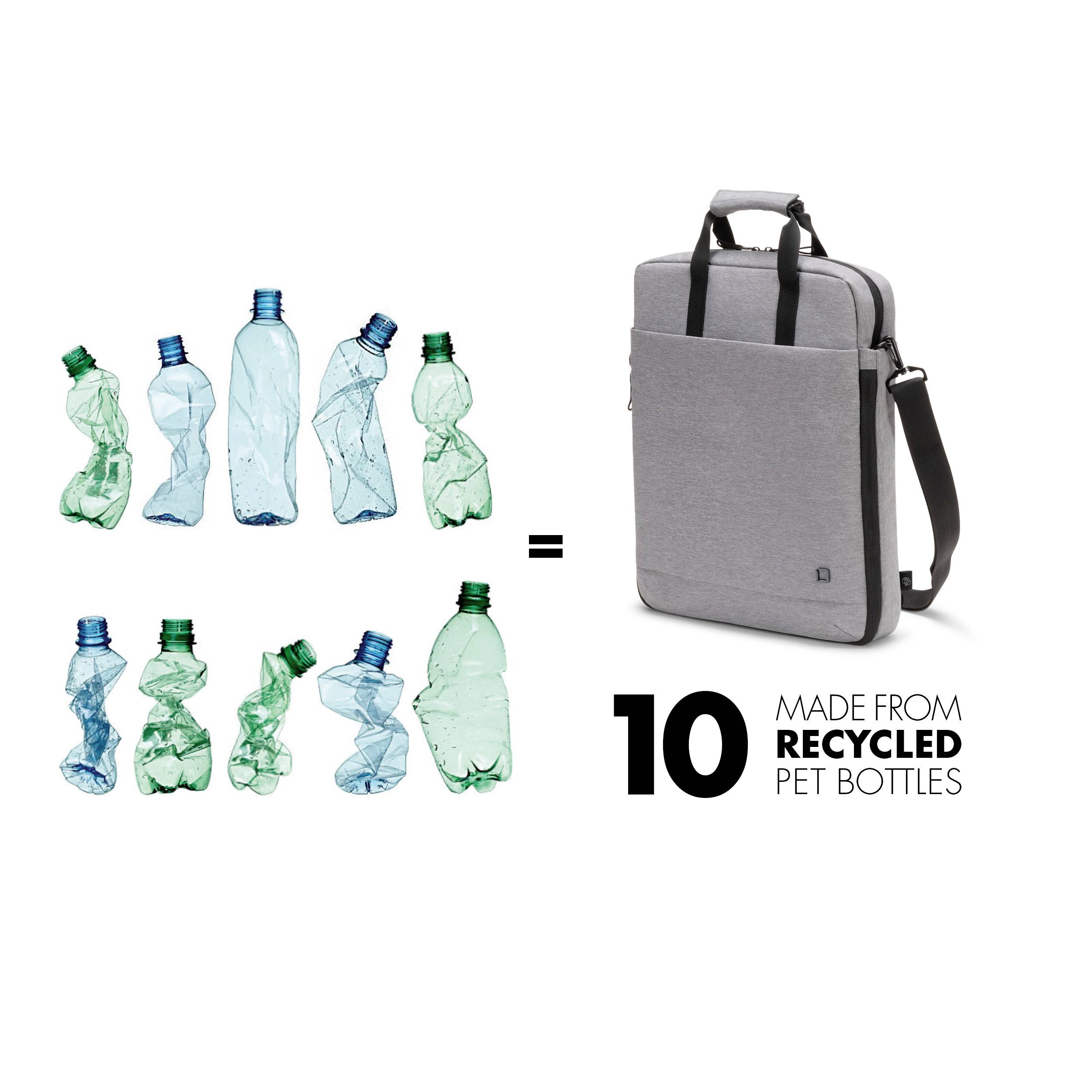 Dicota Notebook Tasche Eco MOTION Passend für maximal: 39,6 cm (15,6") Hellgrau