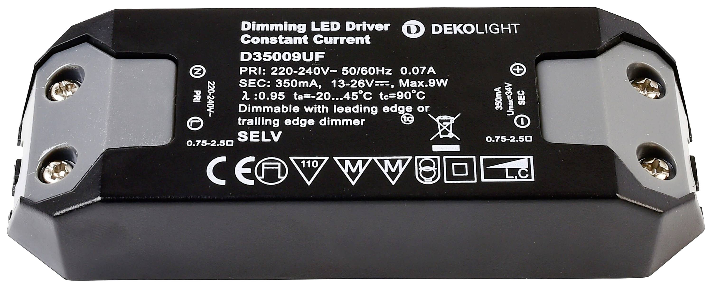 Deko Light Basic DIM CC LED-Trafo Konstantstrom 9 W 350 mA 11 - 26 V 1 St.