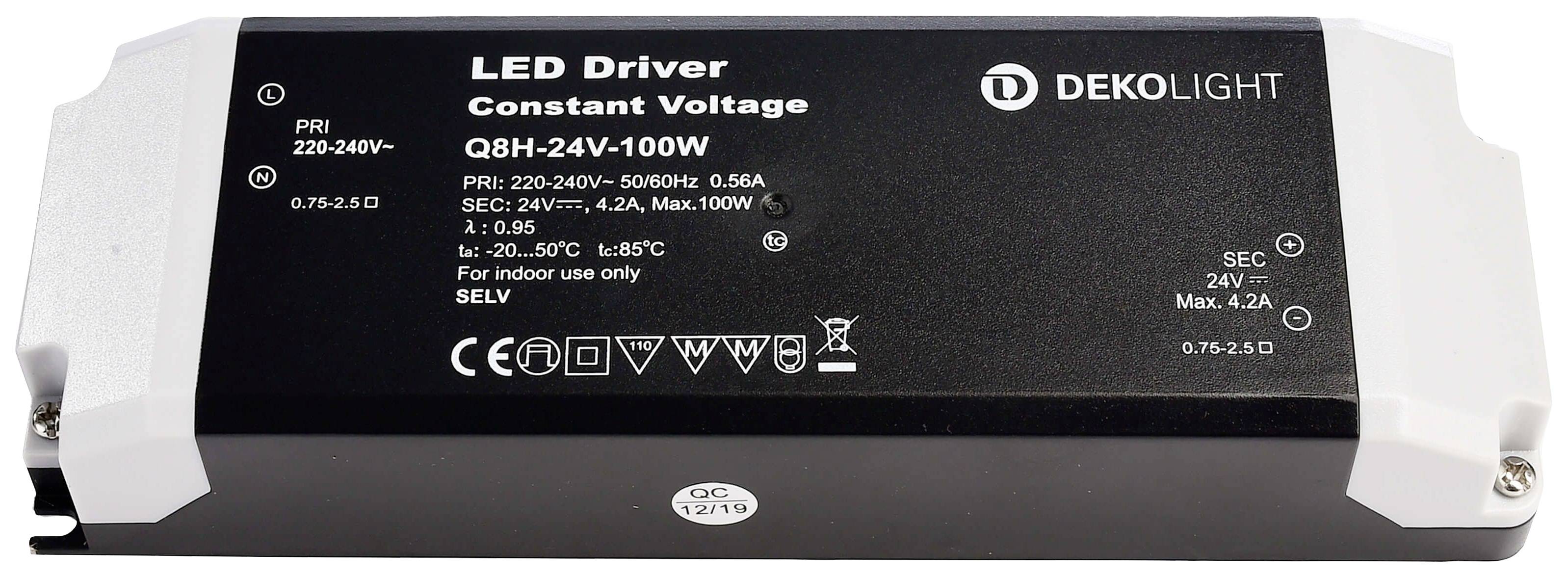 Deko Light Basic CV LED-Trafo Konstantspannung 100 W 4200 mA 24 V 1 St.