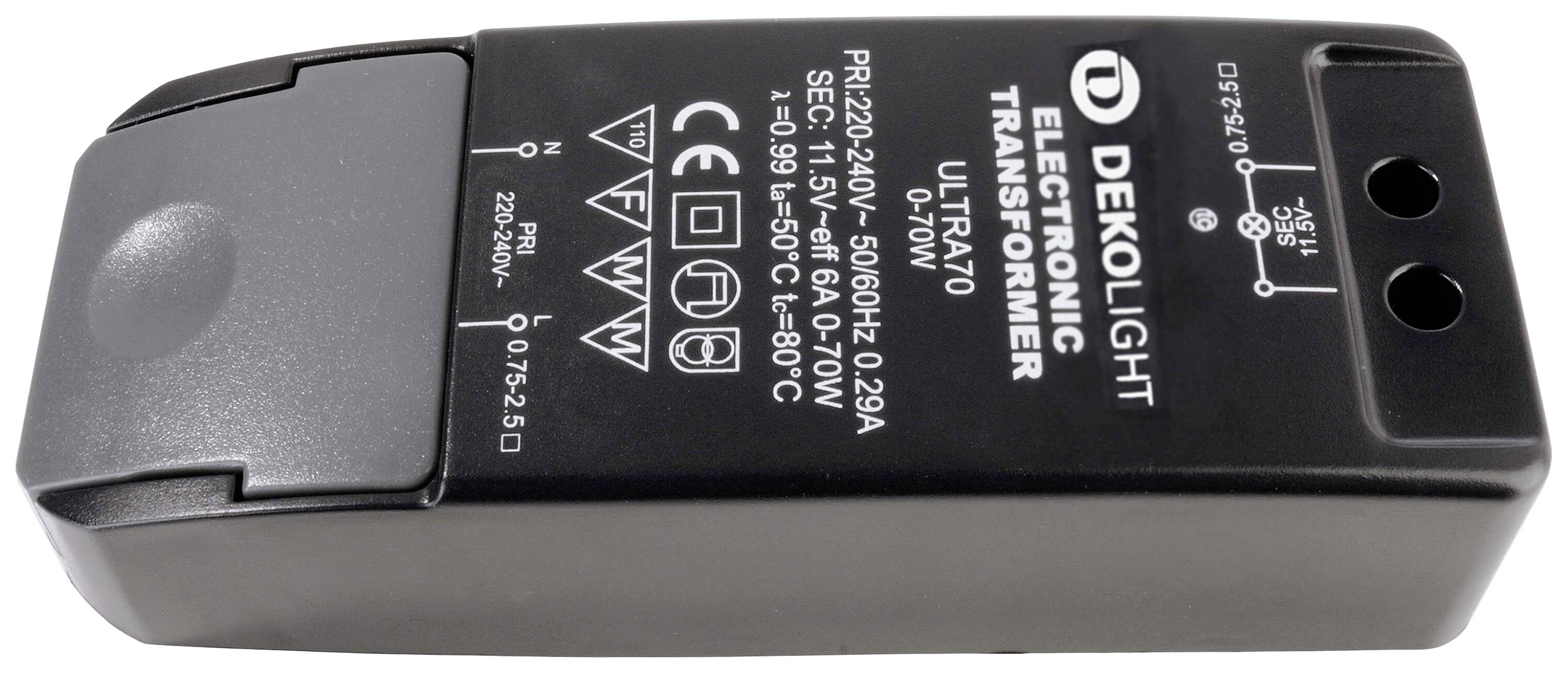 Deko Light 180515 Halogen Transformator 11.5 V 70 W (max)