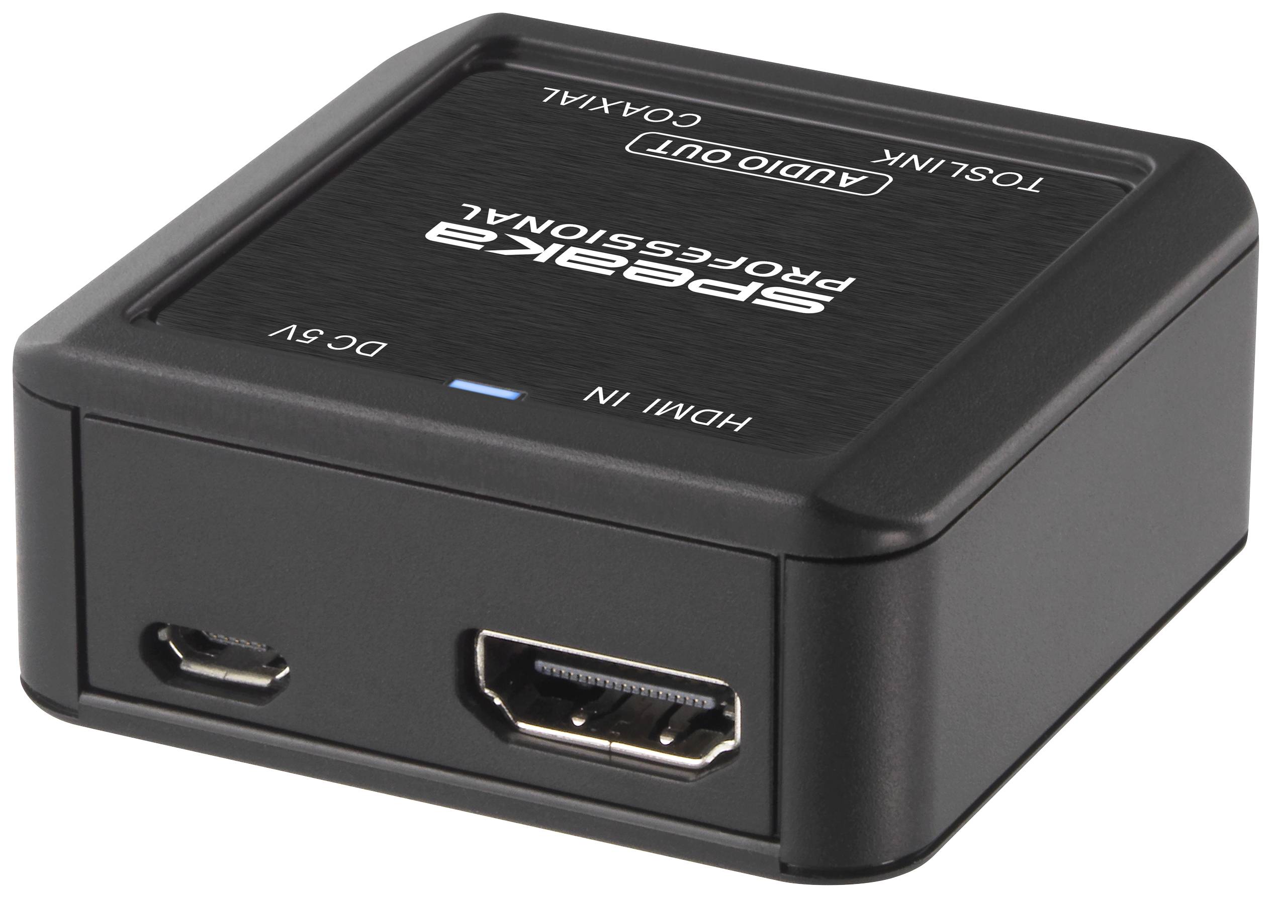 SpeaKa Professional Audio Konverter [HDMI - Koaxial, Toslink]