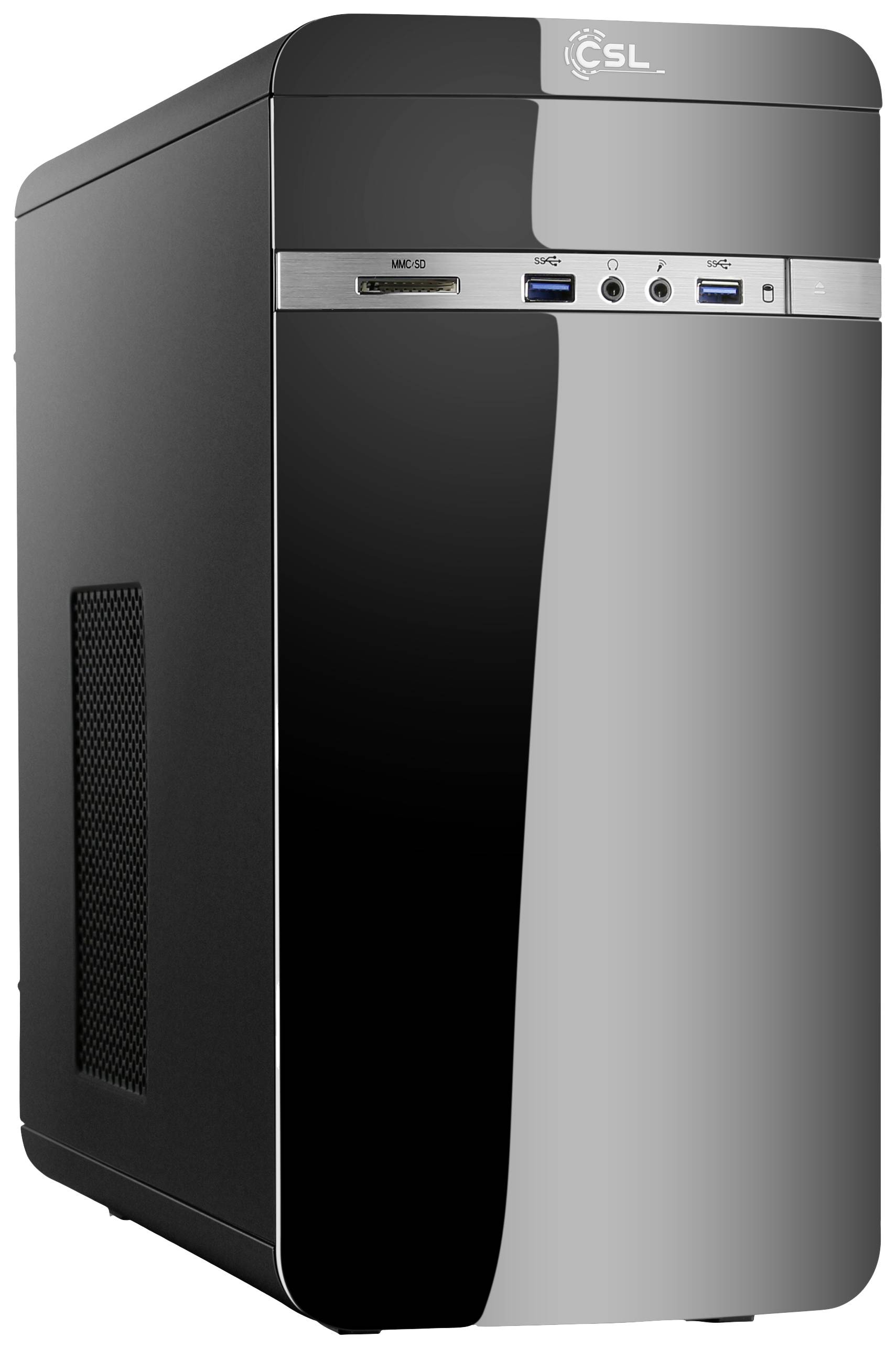 CSL Computer Desktop PC Sprint N50120 AMD Ryzen 3 3200G 16GB RAM 500GB SSD Win 11 Home 83457