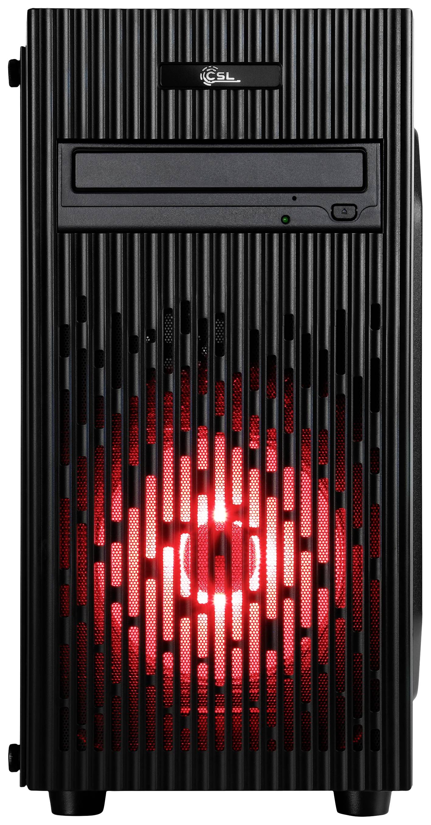 CSL Computer Gaming PC Sprint N50160 AMD Ryzen 5 5600G 4.4 GHz 16 GB RAM 1000 GB SSD AMD Radeon Graphics Win 11 Home 83474