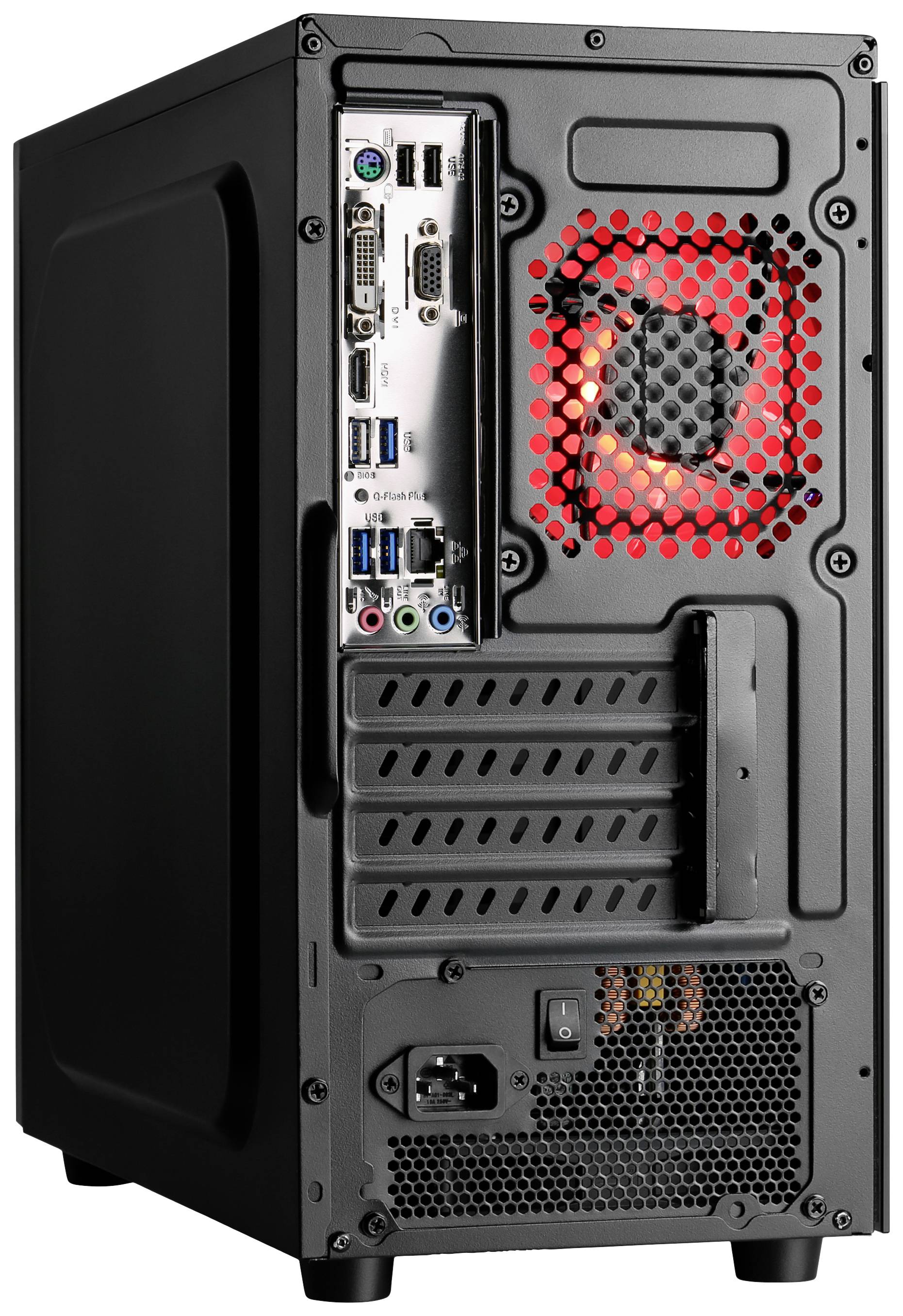 CSL Computer Gaming PC Sprint N50160 AMD Ryzen 5 5600G 4.4 GHz 16 GB RAM 1000 GB SSD AMD Radeon Graphics Win 11 Home 83474