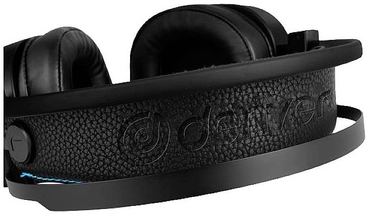 Denver GHS-131 Gaming Over Ear Headset kabelgebunden Stereo Schwarz