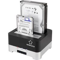 Renkforce RF-DOCKING-02 USB-A (USB 3.0) SATA 6 Gb/s 2 Port Festplatten-Kopierstation 2.5 Zoll, 3.5 Zoll mit Clone-Funktion Renkforce RF-DOCKING-02 USB-A (USB 3.0) SATA 6 Gb/s 2 Port Festplatten-Kopierstation 2.5 Zoll, 3.5 Zoll mit Clone-Funktion