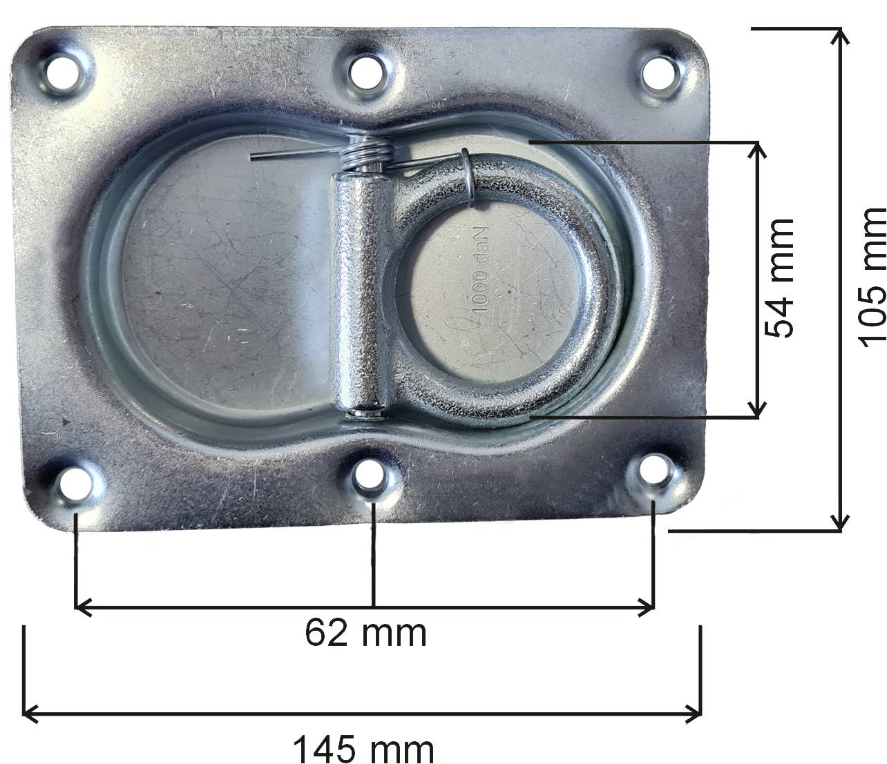 HP Autozubehör 25272 Versenkter Zurr-Ring (L x B x H) 145 x 105 x 15mm