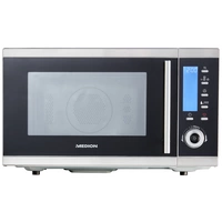 Medion MD 15501 Mikrowelle Edelstahl, Schwarz 900W Timerfunktion, Antihaftbeschichtung, Grillfunktion, mit Display Medion MD 15501 Mikrowelle Edelstahl, Schwarz 900W Timerfunktion, Antihaftbeschichtung, Grillfunktion, mit Display