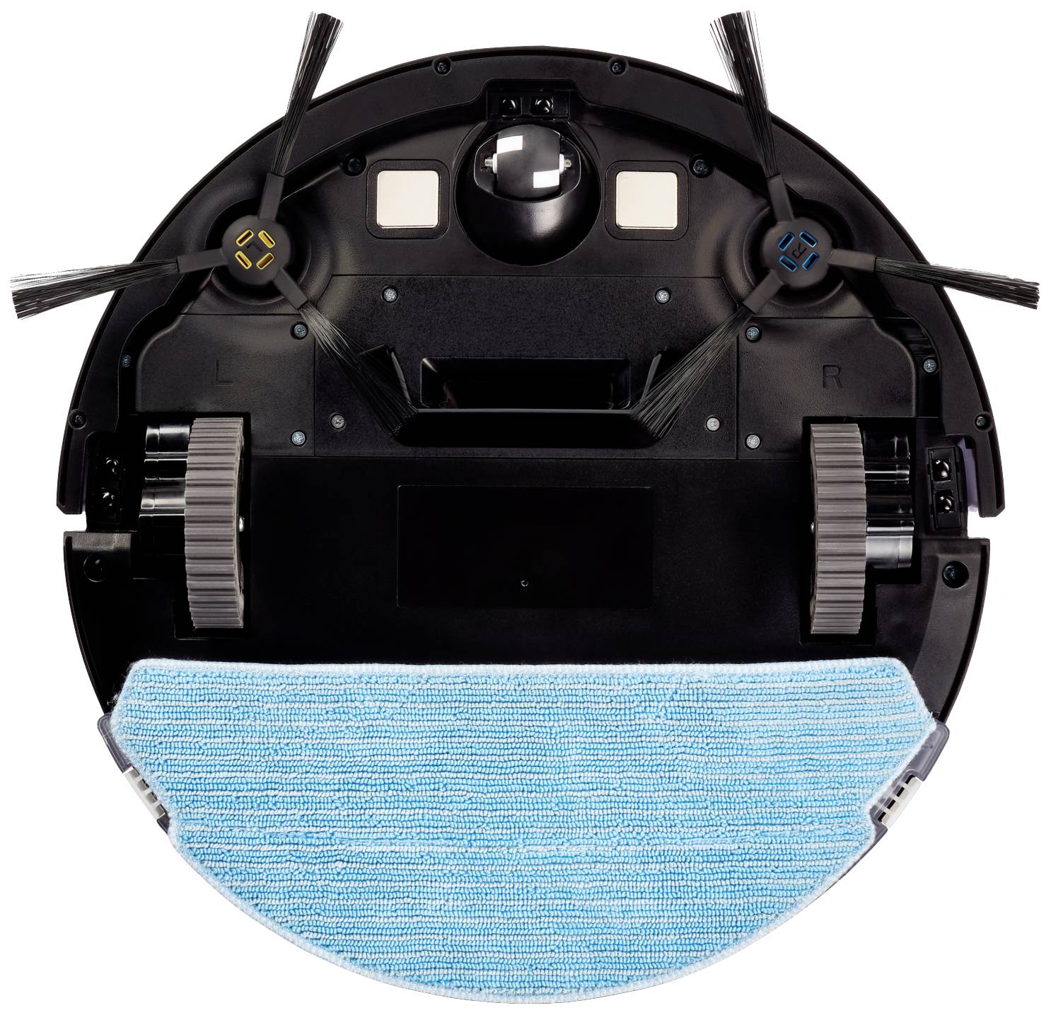 Medion MD 20011 Saugroboter Weiß, Schwarz App gesteuert, kompatibel mit Amazon Alexa, kompatibel mit Google Home, Zyklon-Technik