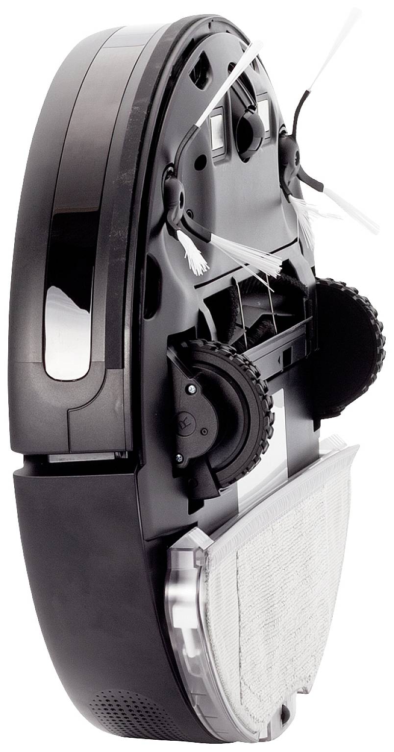 Medion MD 20021 Saugroboter Weiß, Schwarz App gesteuert, kompatibel mit Amazon Alexa, kompatibel mit Google Home, Sprachgesteuert