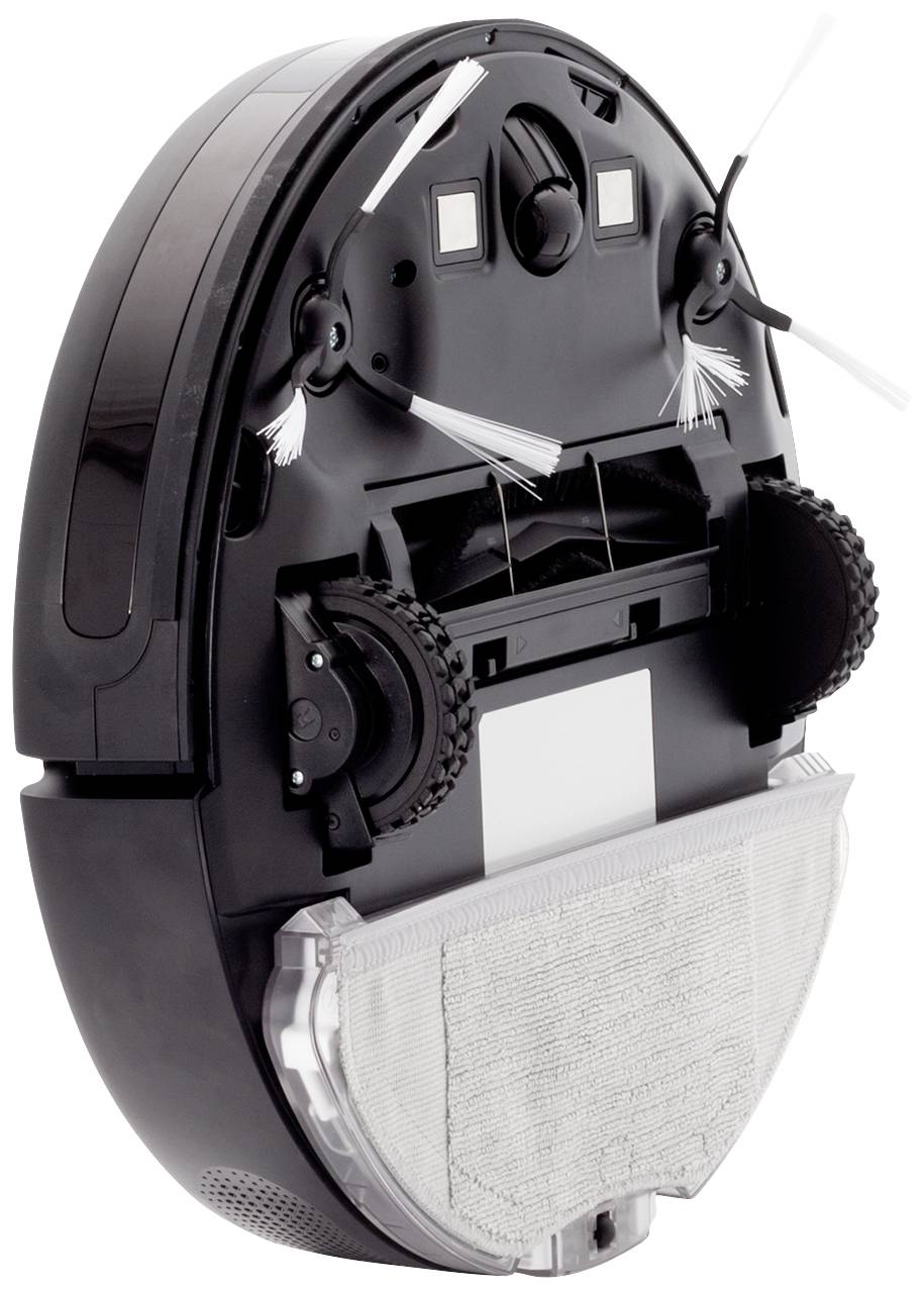 Medion MD 20021 Saugroboter Weiß, Schwarz App gesteuert, kompatibel mit Amazon Alexa, kompatibel mit Google Home, Sprachgesteuert