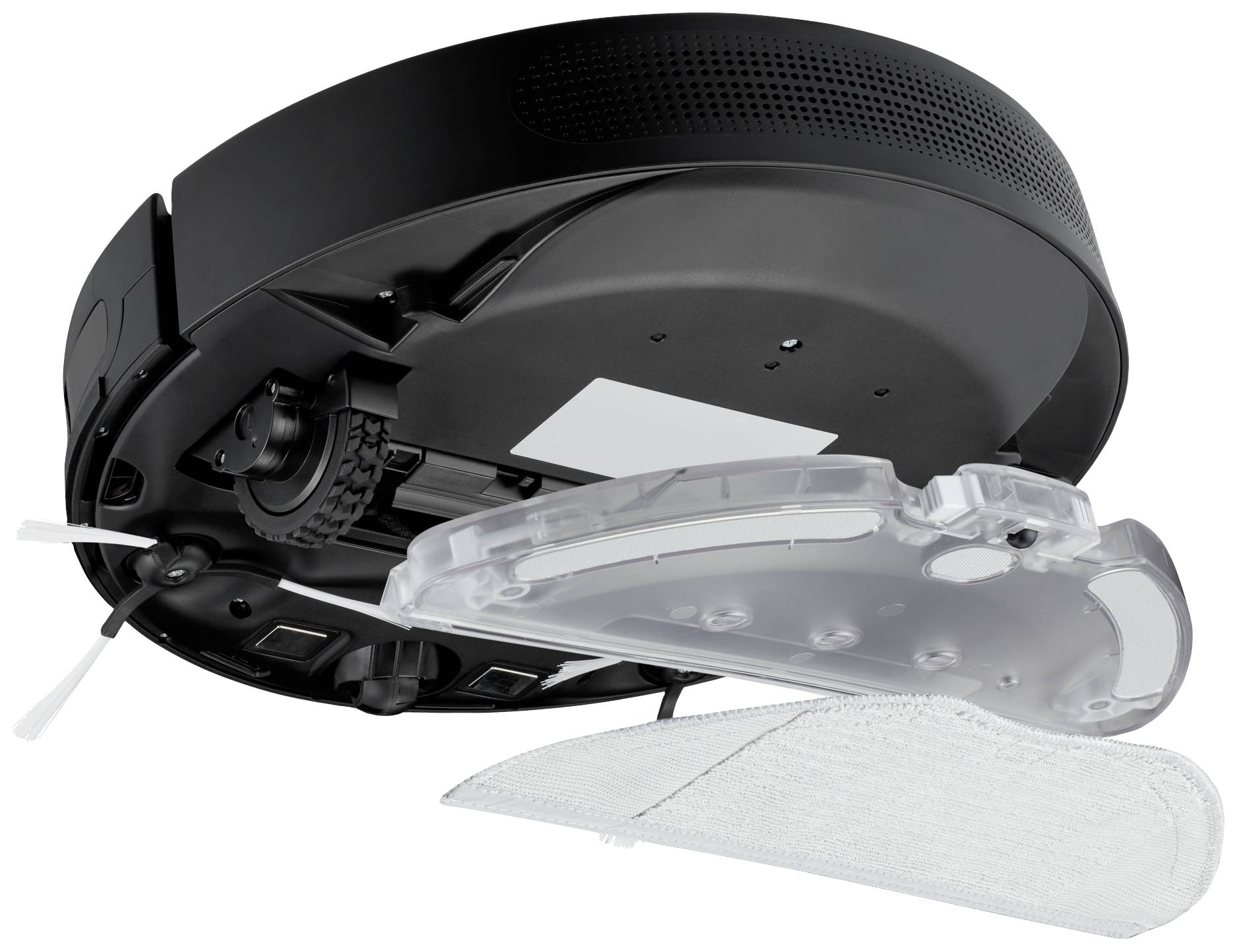 Medion MD 20021 Saugroboter Weiß, Schwarz App gesteuert, kompatibel mit Amazon Alexa, kompatibel mit Google Home, Sprachgesteuert