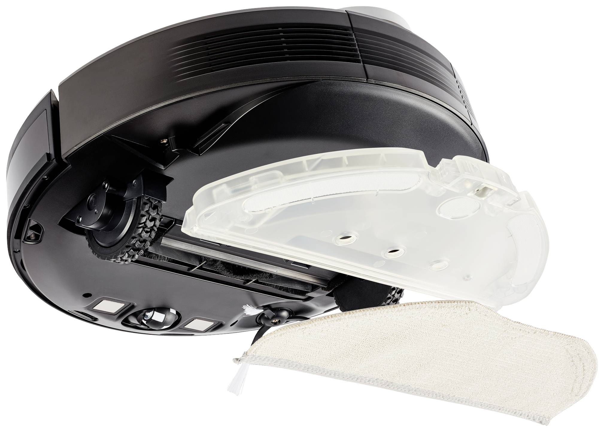 Medion MD 20040 Saugroboter Weiß, Schwarz App gesteuert, Sprachgesteuert, kompatibel mit Amazon Alexa, kompatibel mit Google Home