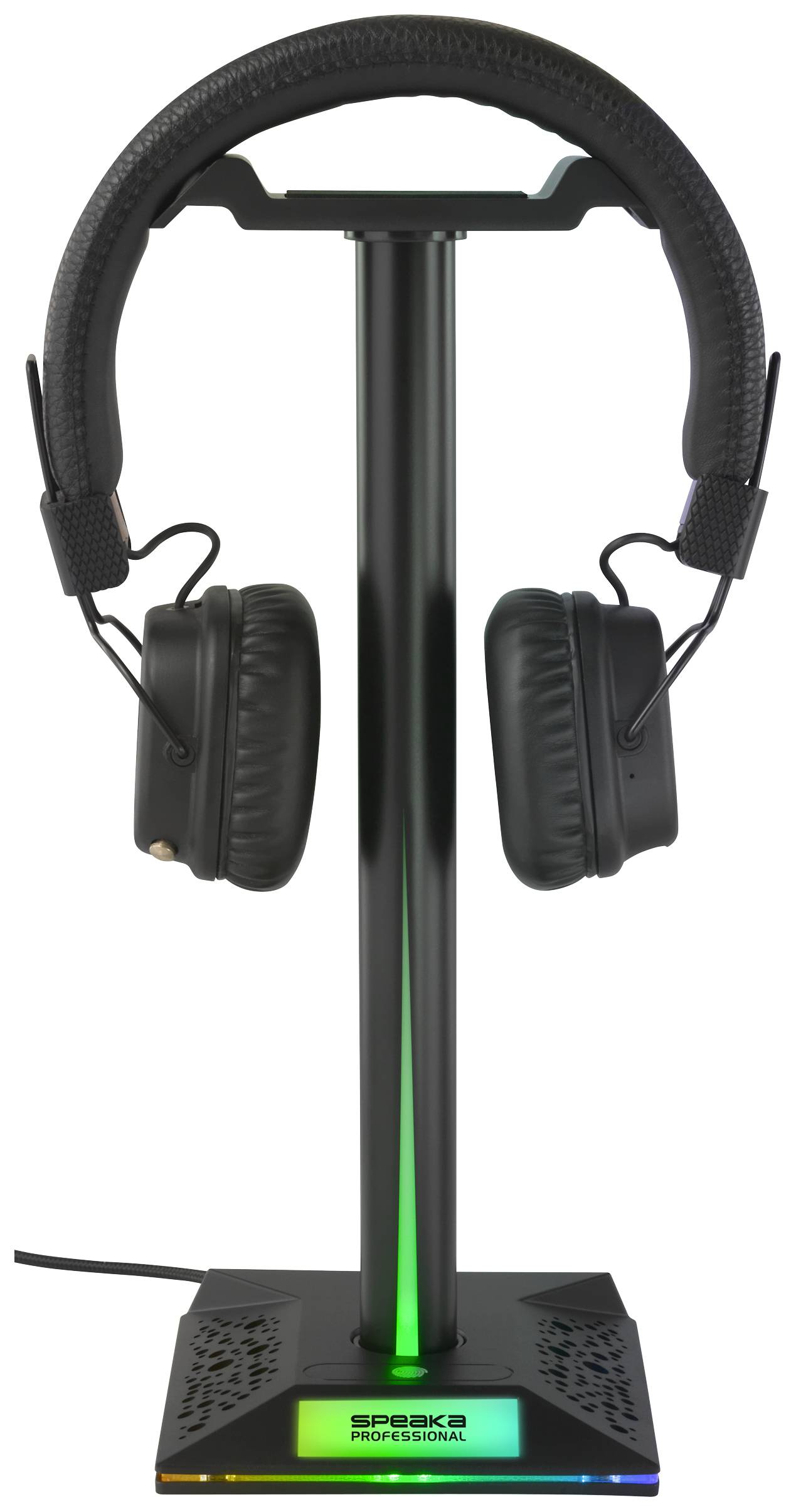 SpeaKa Professional SP-HPS-310 Kopfhörerständer Passend für (Kopfhörer):On-Ear-Kopfhörer, Over-Ear-Kopfhörer Schwarz