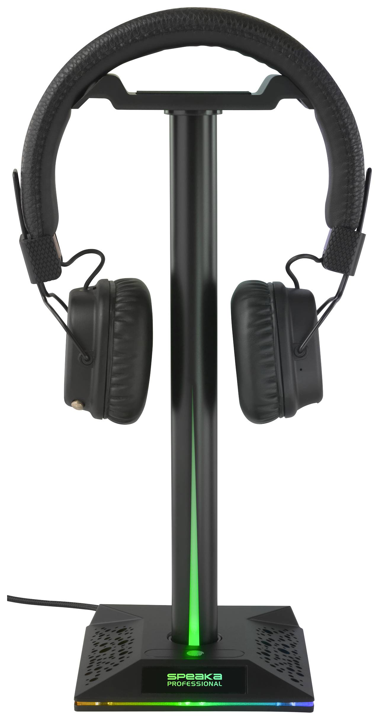 SpeaKa Professional SP-HPS-310 Kopfhörerständer Passend für (Kopfhörer):On-Ear-Kopfhörer, Over-Ear-Kopfhörer Schwarz