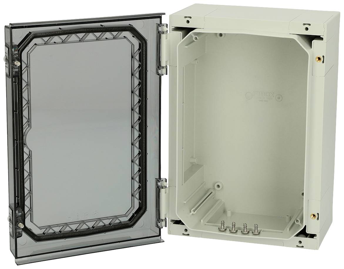 Fibox NEO ABS 322215 T 4811000 Wand-Gehäuse 220 x 320 x 150 Polycarbonat korrosionsbeständig Lichtgrau (RAL 7035) 1St.