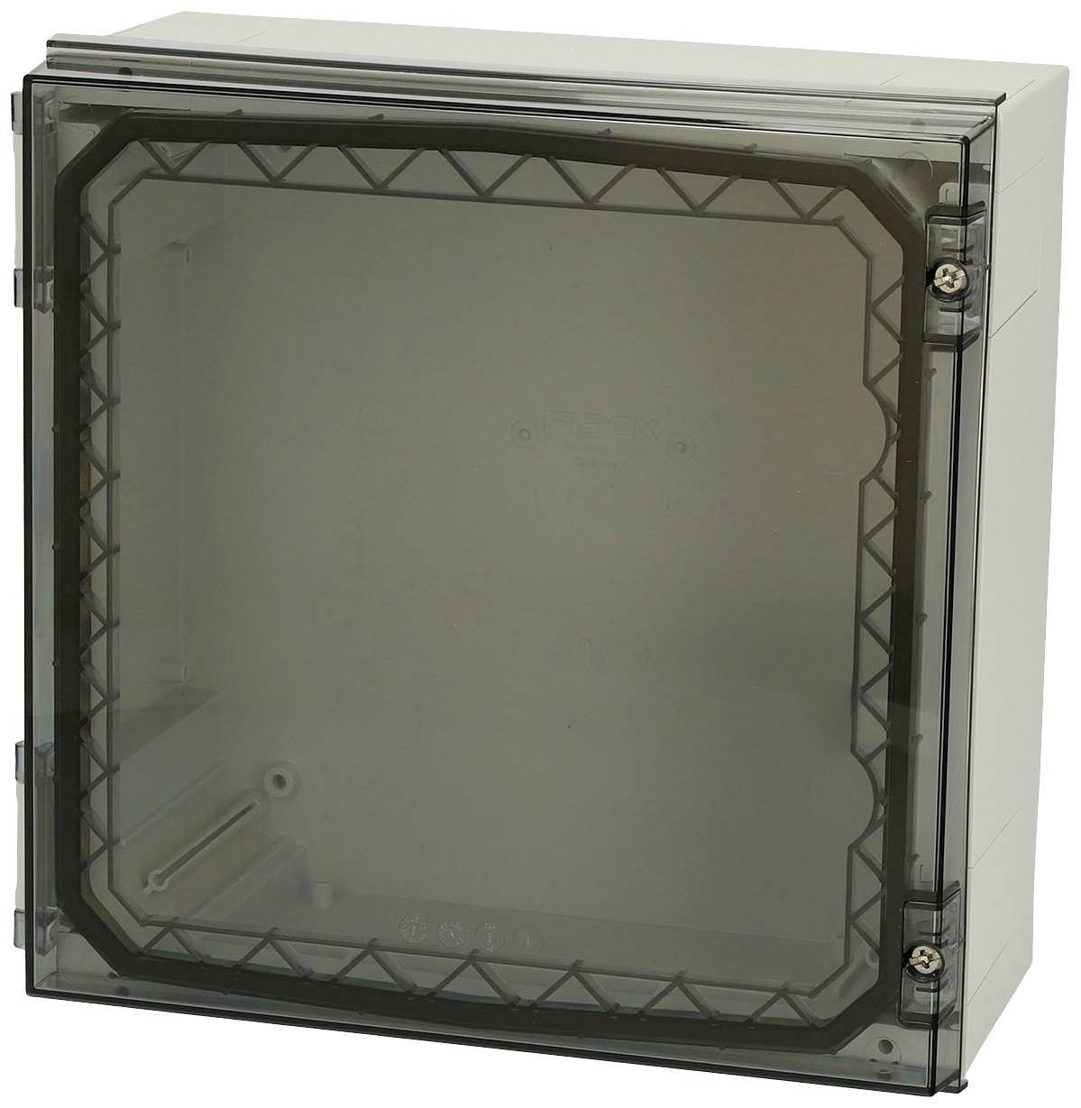Fibox NEO PC 323215 T 4811001 Wand-Gehäuse 320 x 320 x 150 Polycarbonat korrosionsbeständig Lichtgrau (RAL 7035) 1St.