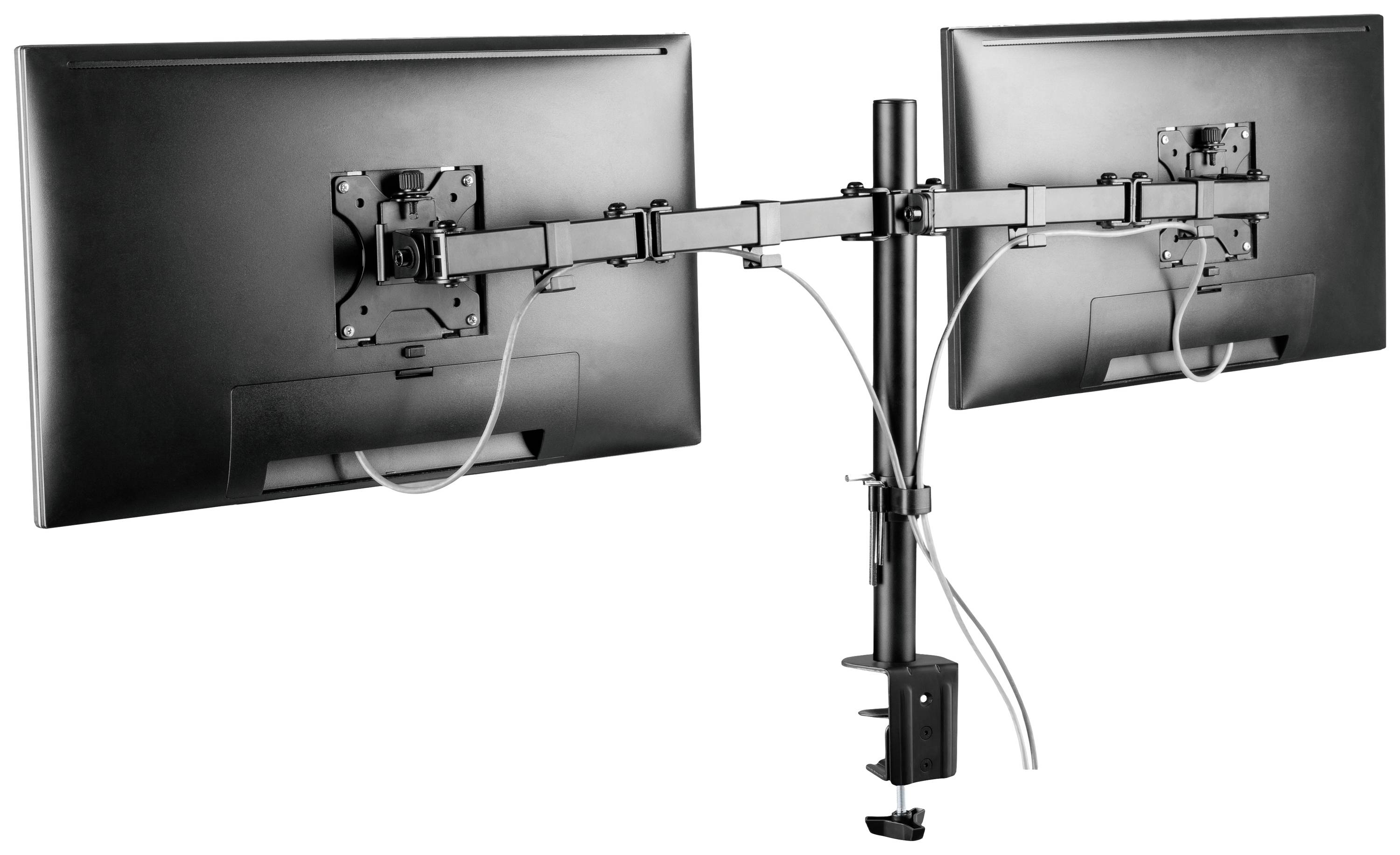 DELTACO GAMING GAM-040 1fach Monitor-Tischhalterung 33,0 cm (13") - 81,3 cm (32") Schwarz Drehbar, Neigbar+Schwenkbar