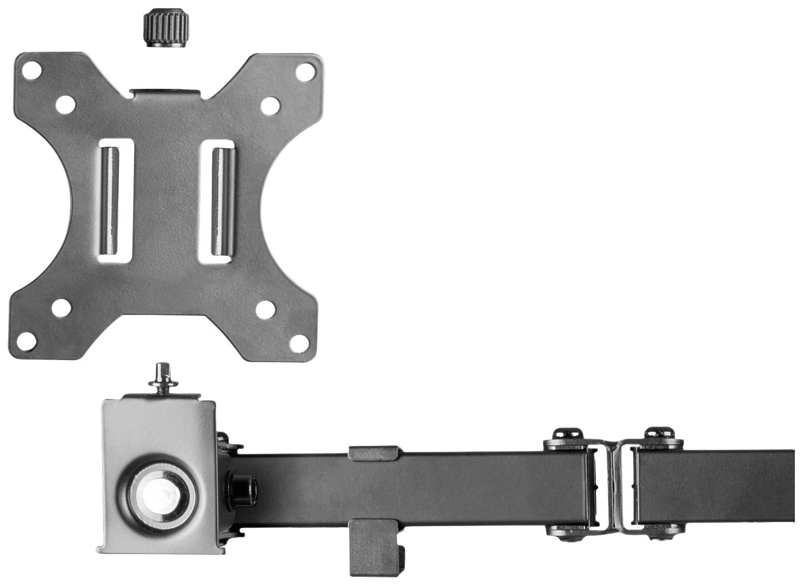 DELTACO GAMING GAM-040 1fach Monitor-Tischhalterung 33,0 cm (13") - 81,3 cm (32") Schwarz Drehbar, Neigbar+Schwenkbar