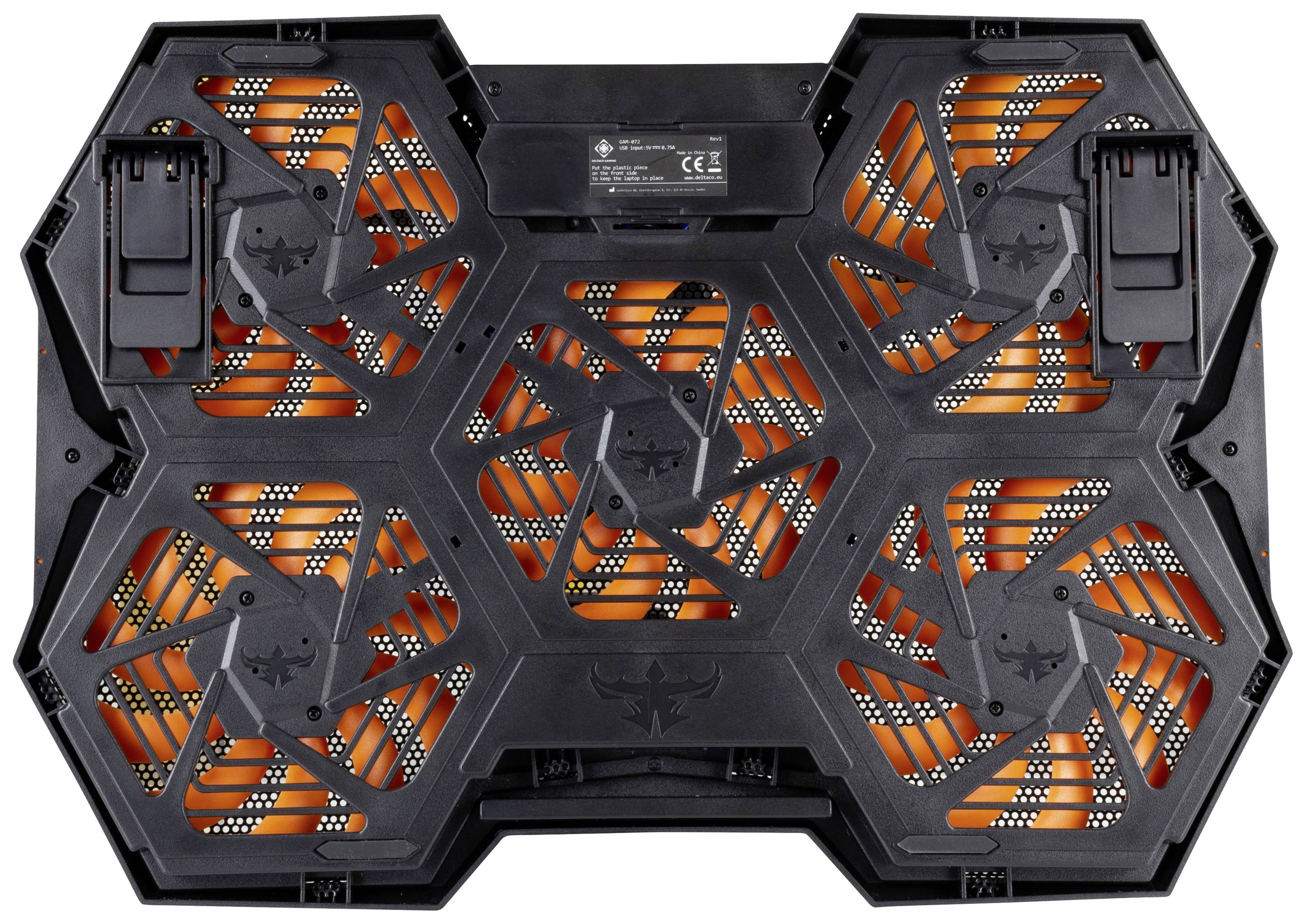 DELTACO GAMING GAM-072 Notebook-Ständer mit Kühlfunktion
