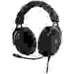 DELTACO GAMING GAM-030 Gaming Over Ear Headset kabelgebunden Stereo Schwarz Lautstärkeregelung, Mik