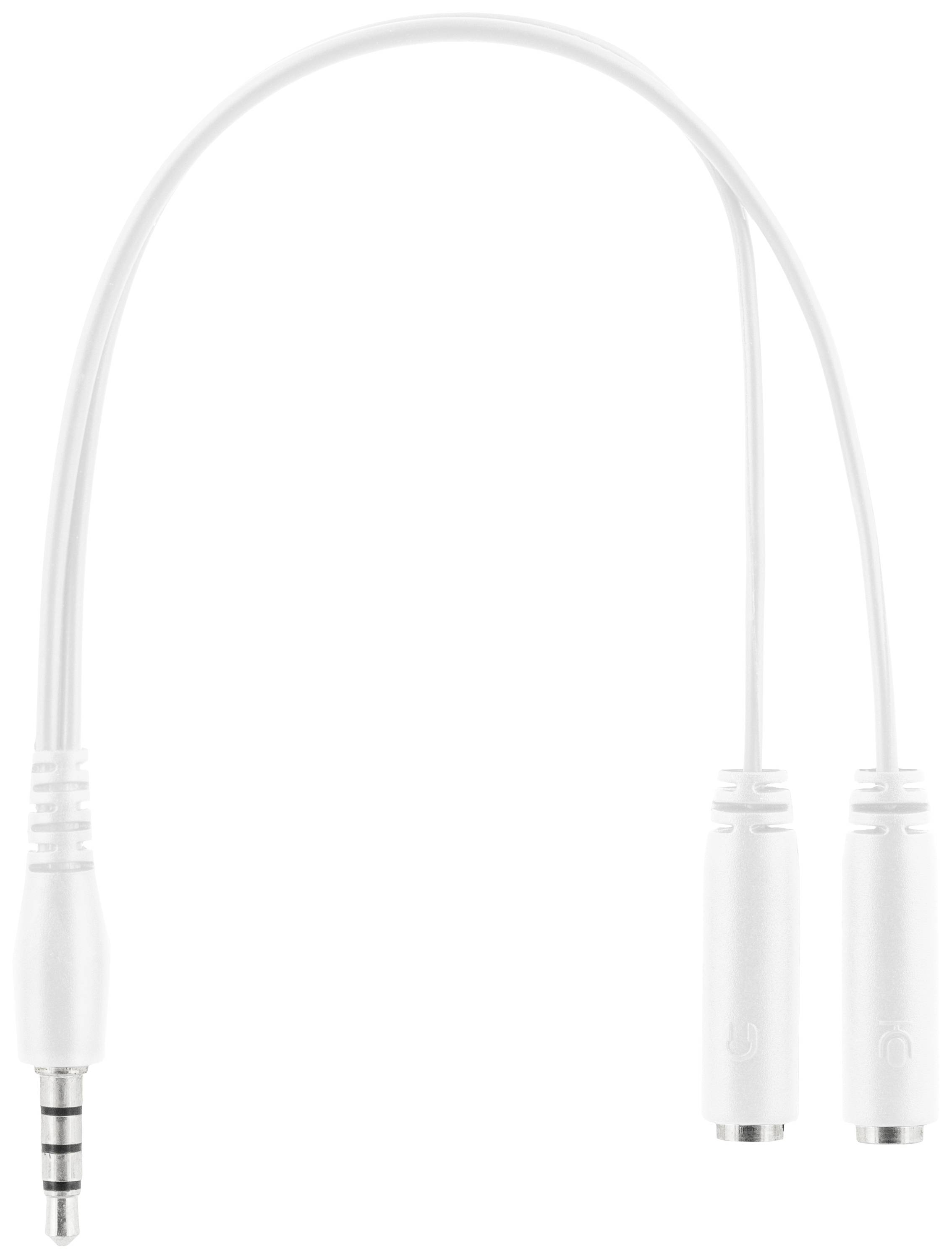 DELTACO GAMING GAM-030-W Over Ear Headset kabelgebunden Stereo Weiß Lautstärkeregelung, Mikrofon-Stummschaltung Gaming