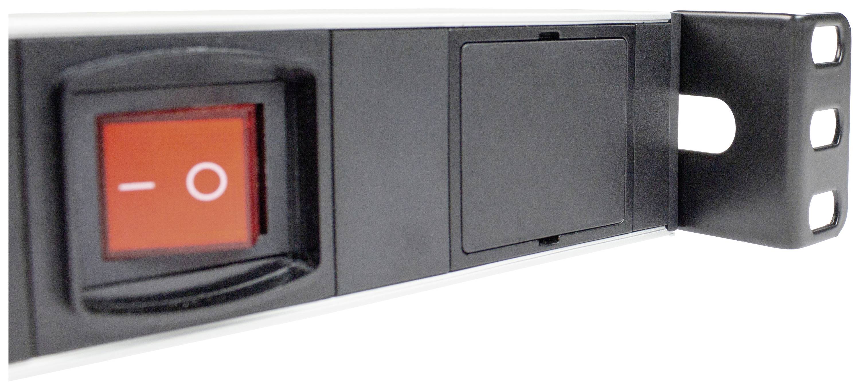 AS Schwabe 18195 Steckdosenleiste 19 Zoll Schwarz ohne Stecker 1St.