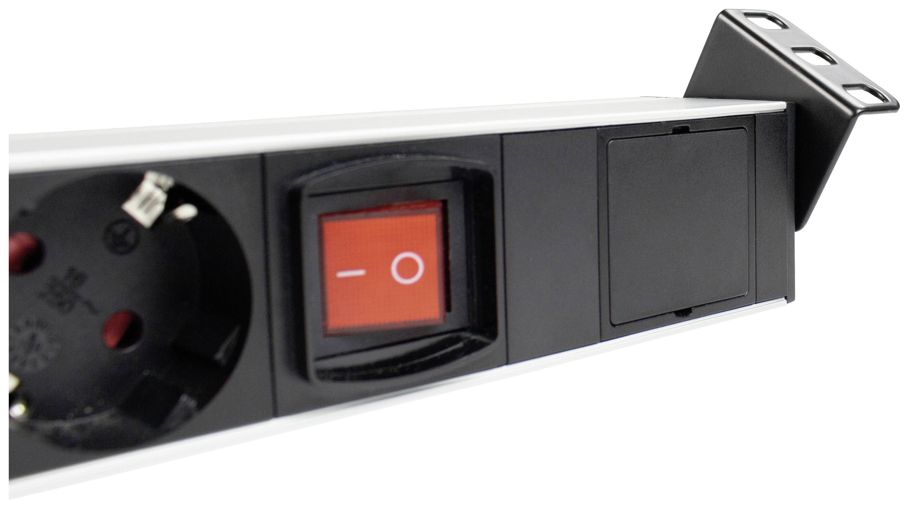 AS Schwabe 18195 Steckdosenleiste 19 Zoll Schwarz ohne Stecker 1St.