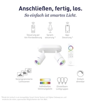 Müller-Licht 404069 tint Nalo 2 LED-Deckenstrahler 10.4 W Weiß Müller-Licht 404069 tint Nalo 2 LED-Deckenstrahler 10.4 W Weiß