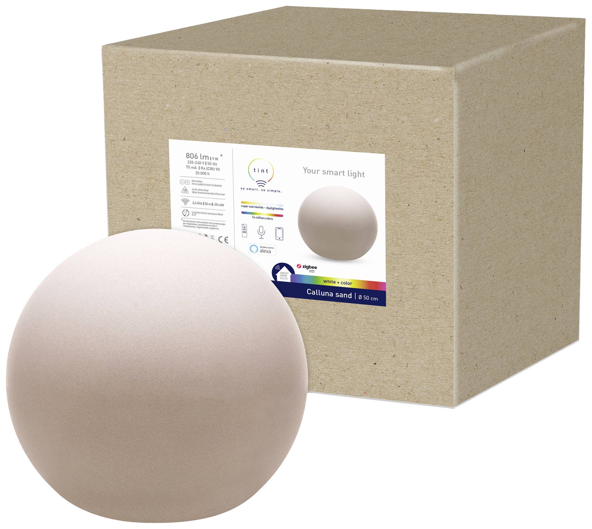 Müller-Licht tint LED-Gartenleuchte tint Calluna E27 9 W RGBW