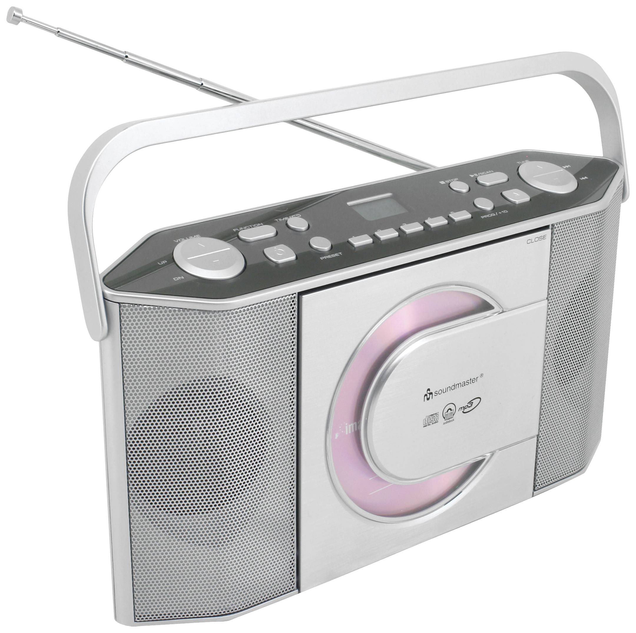 Soundmaster RCD1755SI CD-Radio UKW CD Silber