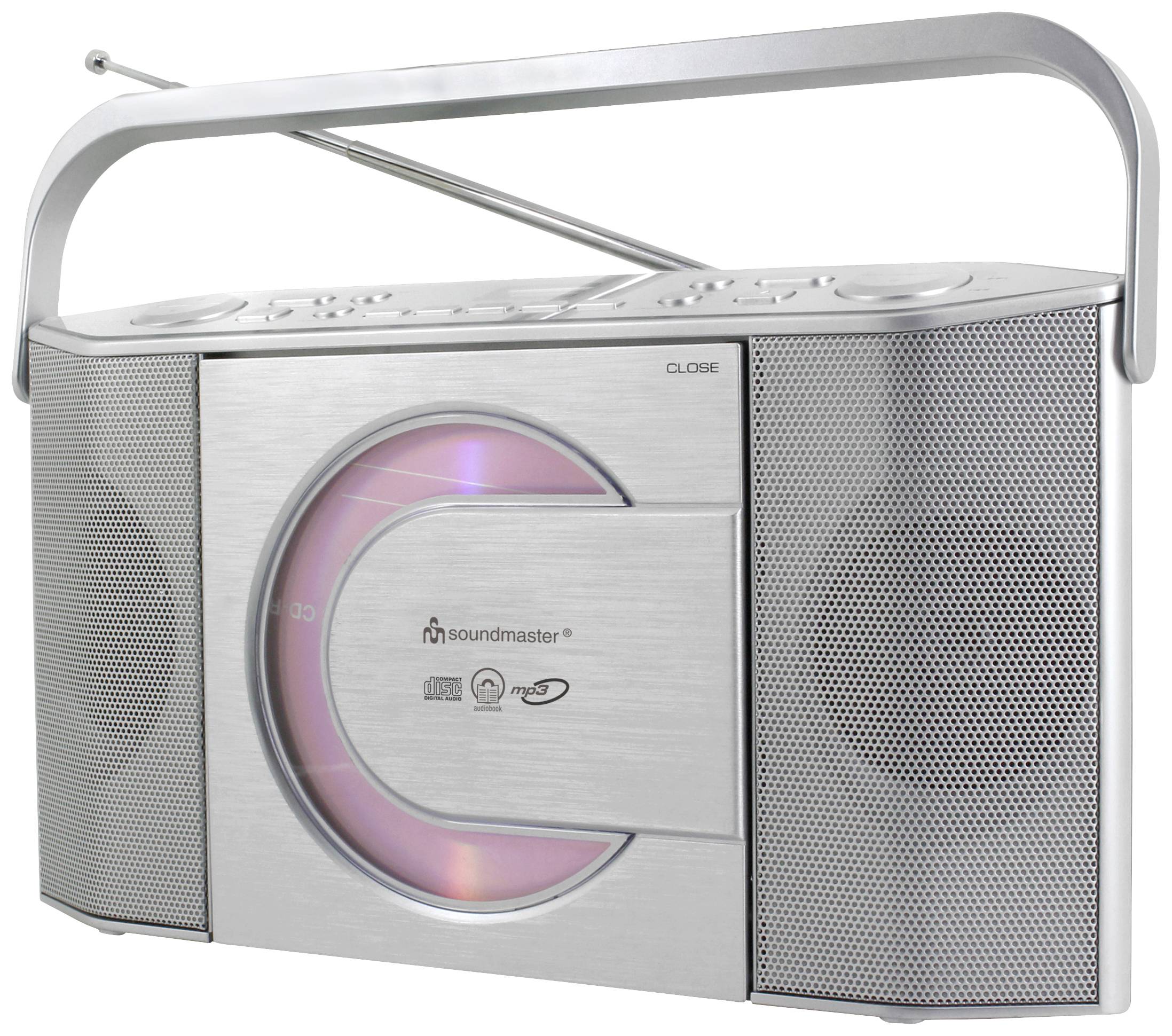 Soundmaster RCD1755SI CD-Radio UKW CD Silber