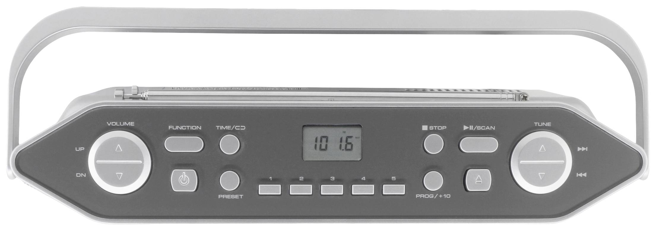 Soundmaster RCD1755SI CD-Radio UKW CD Silber